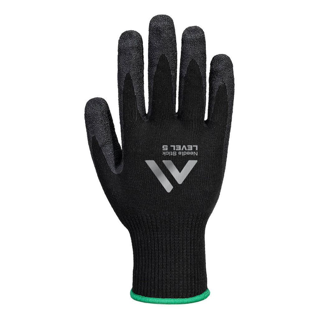 A793 - Needle Resistant F10 Latex Crinkle Glove A9