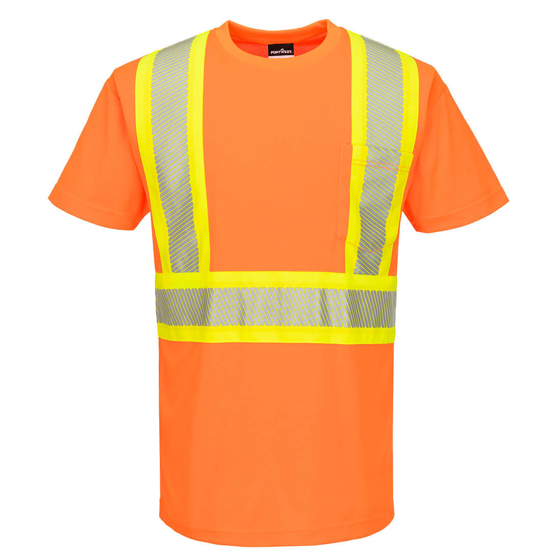 CA112 - Hi-Vis X Back T-Shirt S/S