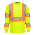 CA113 - Hi-Vis X Back T-Shirt L/S