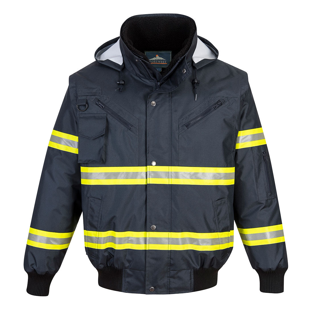 F126 - Iona Xtra Enhanced 3-in-1 Bomber Jacket Navy