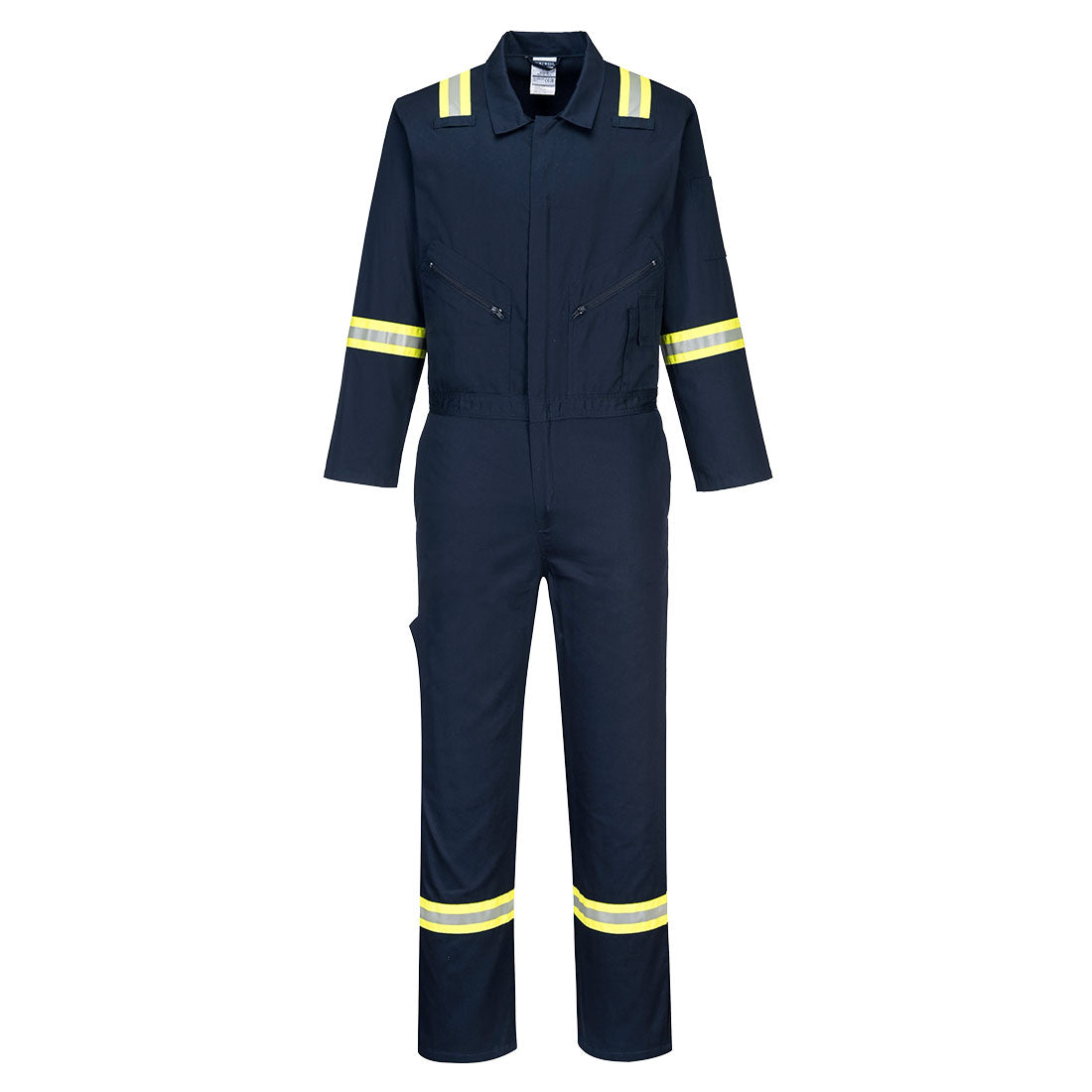 F129 - Iona Xtra Enhanced Cotton Coverall Navy