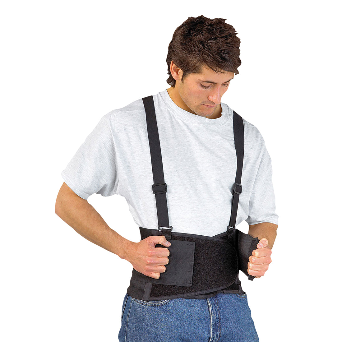 PW80 - Back Support Belt - Black