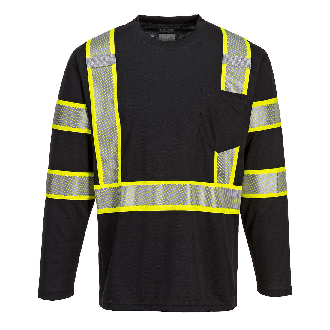 S346 - Iona Plus Enhanced T-Shirt L/S Black